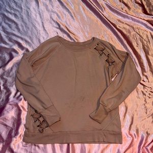 Light pink designer sweater
